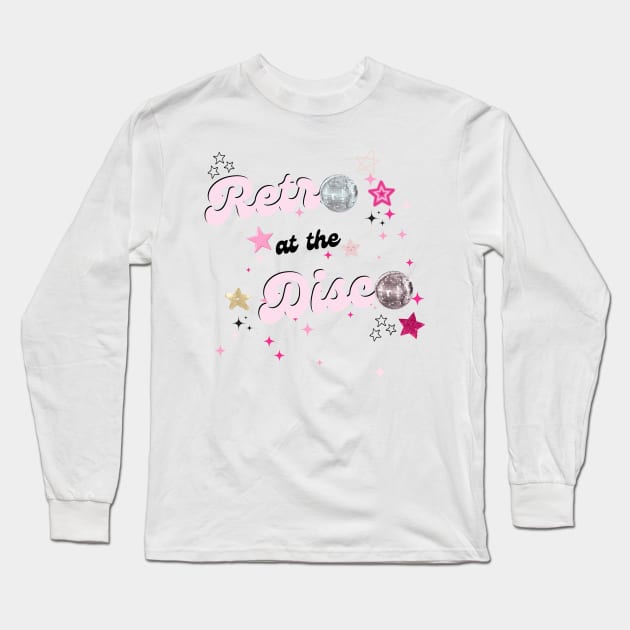 Retro at the disco Long Sleeve T-Shirt by Once Upon a Find Couture 